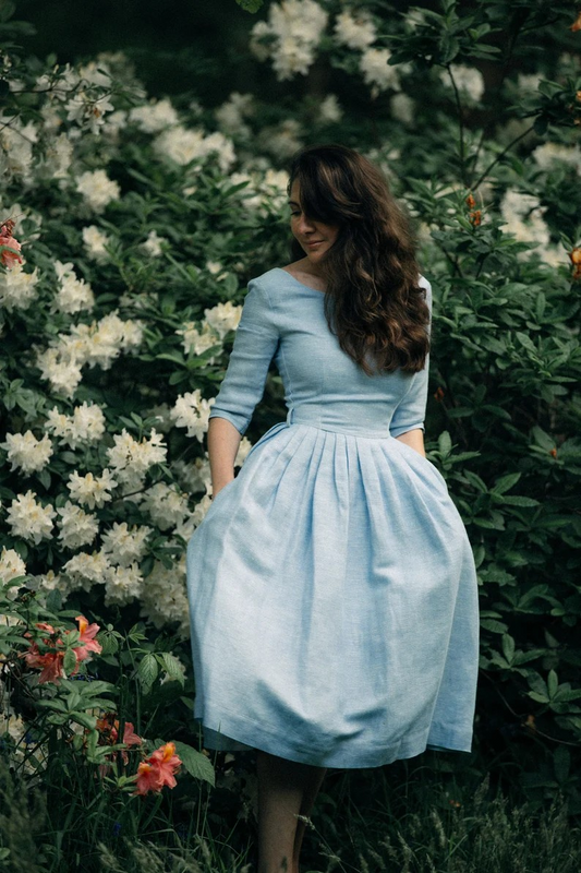 Robe de Mariage Bleu