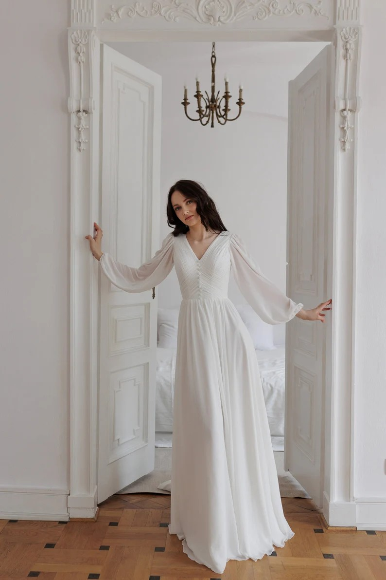 Robe de Mariage Longue