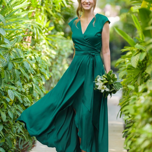 Robe de Mariage Verte